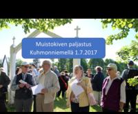 Muistokiven paljastus